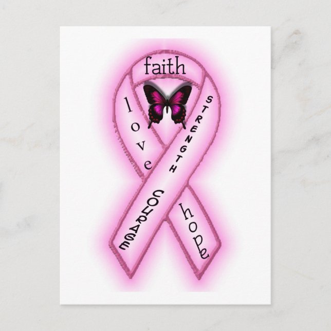 Carte Postale Force et courage (Devant)