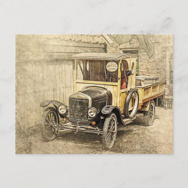 Carte Postale Ford classique (Devant)
