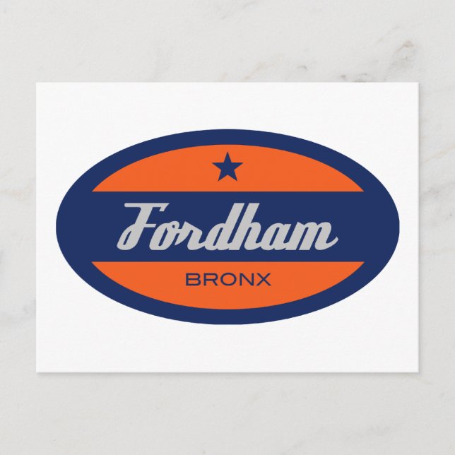 Carte Postale Fordham (Devant)