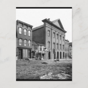 Carte Postale Ford's Theatre à l'époque de Lincoln. Washington,