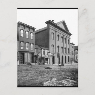 Carte Postale Ford's Theatre à l'époque de Lincoln. Washington, 