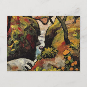 Carte Postale Forest Brook par August Macke Expressionnisme Vint