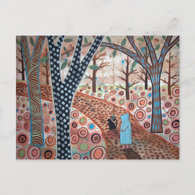 Carte Postale Forest Garden Landscape (Devant)