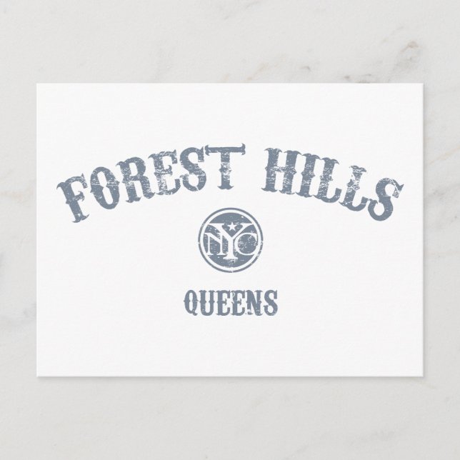 Carte Postale Forest Hills (Devant)