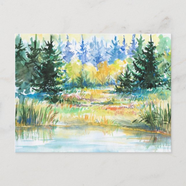 Carte Postale Forêt (Devant)