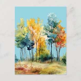 Carte Postale Forêt d'automne