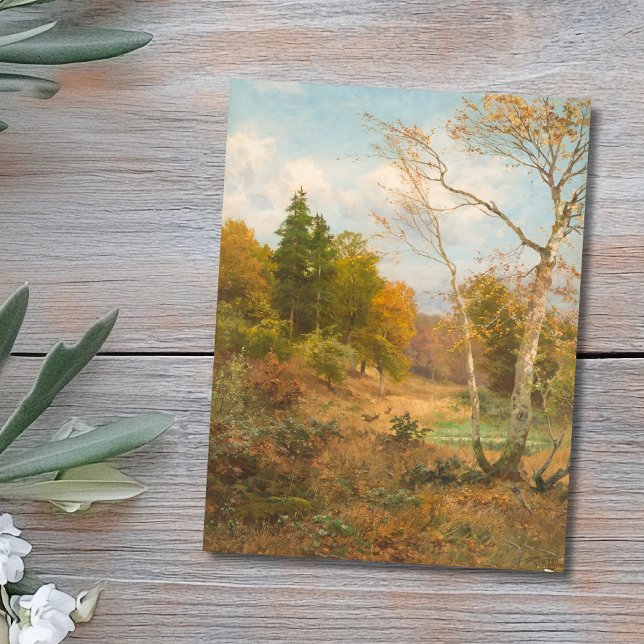 Carte Postale Forêt d'automne - Heinrich Böhmer (Créateur téléchargé)
