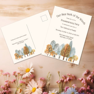 Carte Postale Forêt d'automne Nouveau cou de la forêt