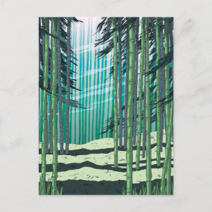 Carte Postale Forêt de bambou