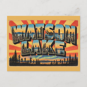 Carte Postale Forêt de panneaux indicateurs de Watson Lake YT Au