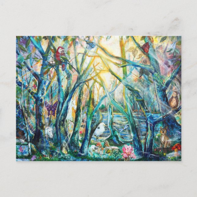 Carte postale Forêt de vie (Devant)