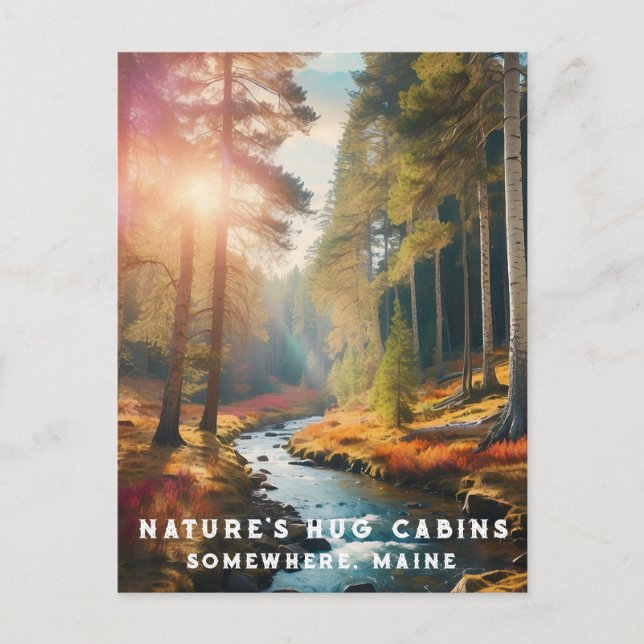 Carte Postale *~* Forêt du Maine - Vacances en cours d'eau AP49 (Devant)