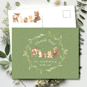 Carte Postale Forêt Enchantée Merci