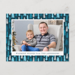 Carte Postale Forêt festive   Photo de vacances