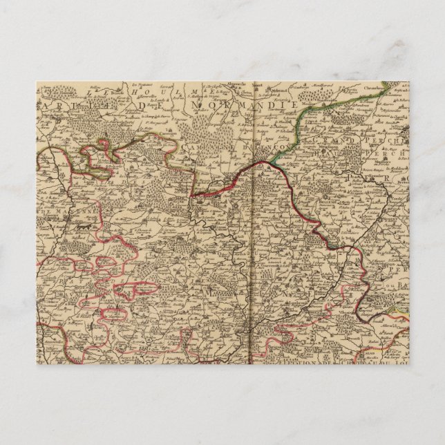 Carte Postale Forêt française (Devant)