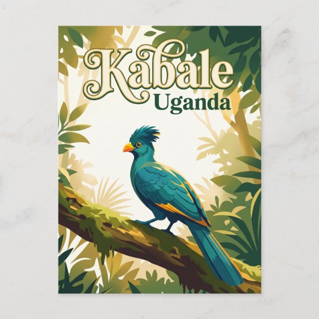 Carte Postale Forêt impenetrable de Bwindi Ouganda (Devant)