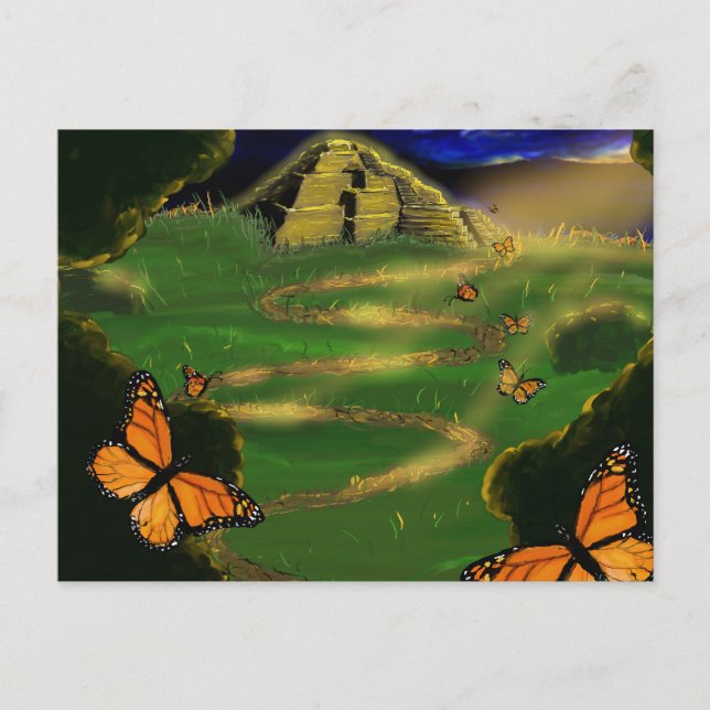 Carte Postale Forêt magique (Devant)