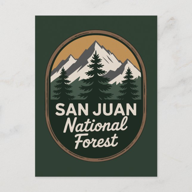 Carte Postale Forêt nationale de San Juan (Devant)