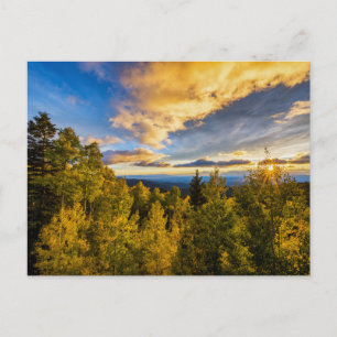 Carte Postale Forêt nationale de Santa Fe au coucher du soleil e