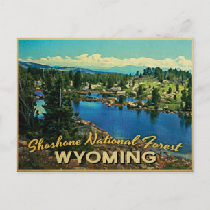 Carte Postale Forêt nationale de Shoshone Wyoming