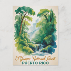Carte Postale Forêt nationale d'El Yunque Porto Rico Nature