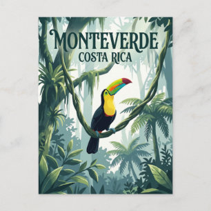 Carte Postale Forêt nuageuse de Monteverde Costa Rica