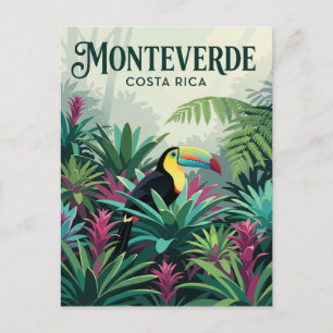 Carte Postale Forêt nuageuse de Monteverde Costa Rica