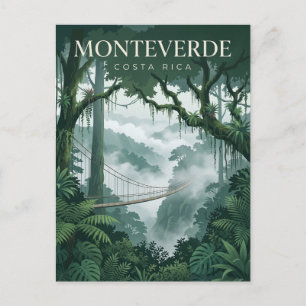 Carte Postale Forêt nuageuse de Monteverde Costa Rica