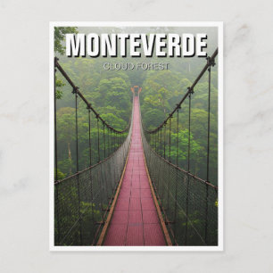Carte Postale Forêt nuageuse de Monteverde Costa Rica Voyage