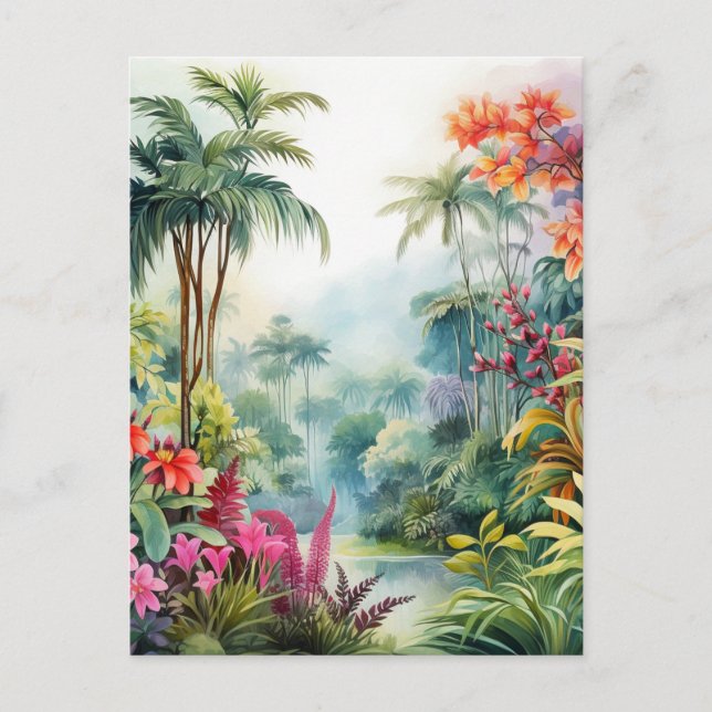 Carte Postale Forêt tropicale (Devant)
