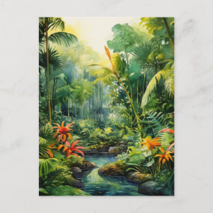 Carte Postale Forêt tropicale