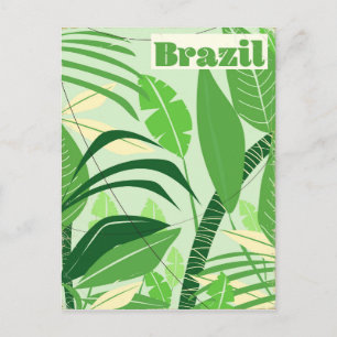 Carte Postale Forêt tropicale brésilienne impression de vacances