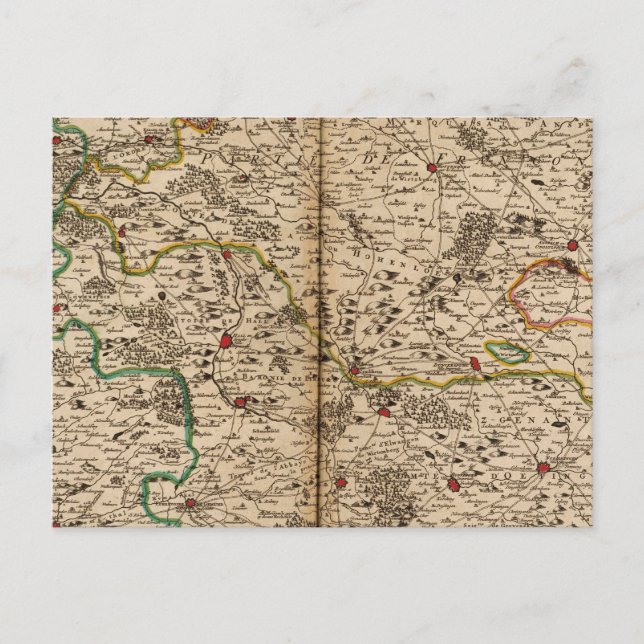 Carte Postale Forêts allemandes (Devant)