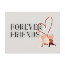 Forever Friends : Runner Postcard
