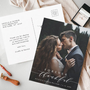 Carte Postale Forever Merci Merci Mariage photo