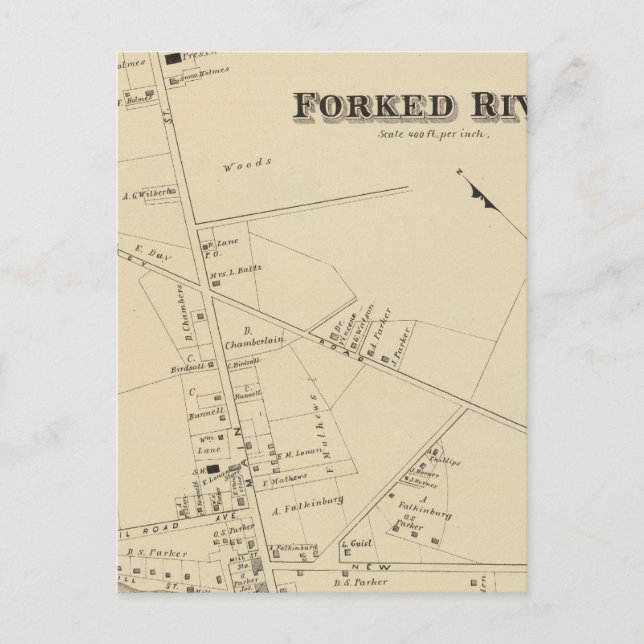Carte Postale Forked River, New Jersey (Devant)