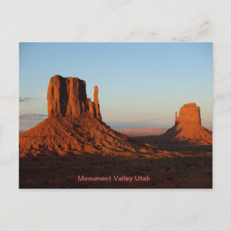 Carte Postale Formation de Monument Valley Utah Desert Rock