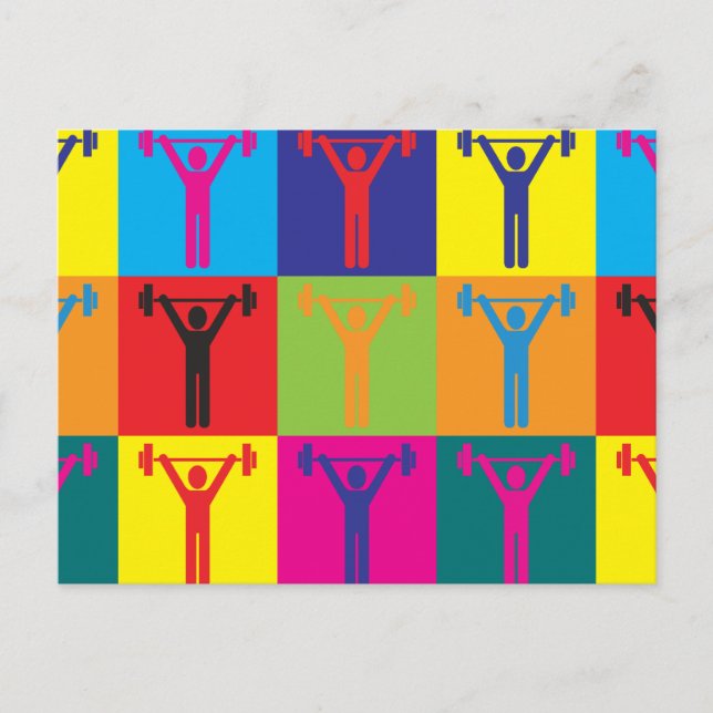 Carte Postale Formation personnelle Pop Art (Devant)