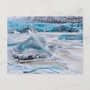 Carte Postale Formations de glace sur le glacier