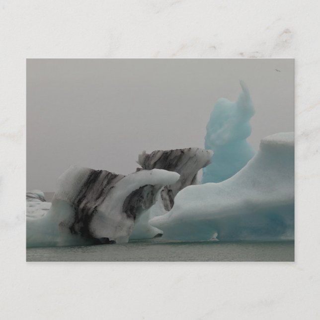 Carte Postale Formations d'icebergs (Devant)