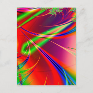 Carte Postale Formes Abstraites psychédéliques :