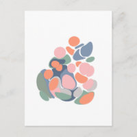 Formes biologiques Abstraites modernes Art en coul