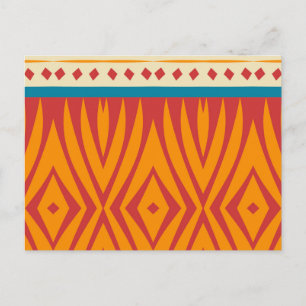 Carte Postale Formes en couleurs rétro