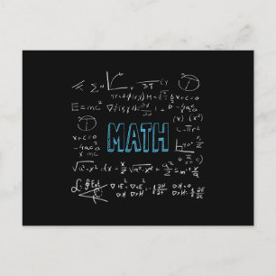 Carte Postale Formules mathématiques mathématiques mathématiques