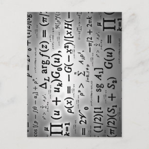 Carte Postale Formules scientifiques