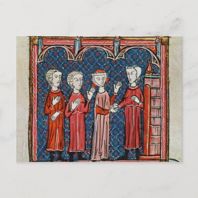 Carte Postale Fornication et crime commis par un prêtre (Devant)
