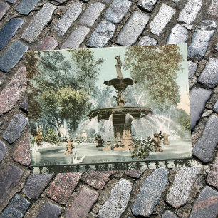 Carte Postale Forsyth Fountain Savannah GA