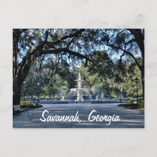 Carte postale Forsyth Park Savannah Georgia