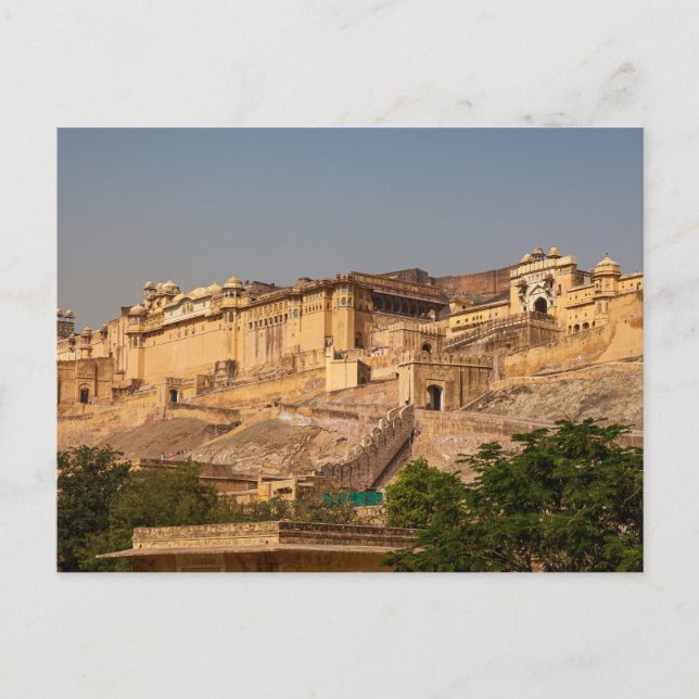 Carte Postale Fort Amber, près de Jaipur en Inde (Devant)