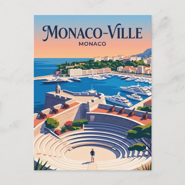 Carte Postale Fort Antoine Monaco (Devant)